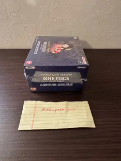 One Piece Card Game Romance Dawn OP-01 Booster Box Sealed - English White Bottom - Image 2