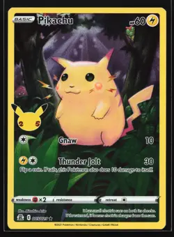 Pikachu 005/025 Celebrations Holo Rare Pokemon Card - Image 1