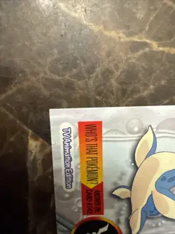 Pokemon Topps Lapras #131 Non-Holo Vintage 1999 TV Animation Card - Image 4