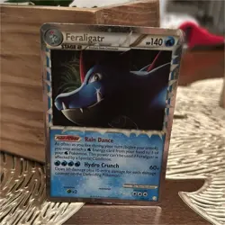 Pokemon Feraligatr Prime Rare Holo 140 HP Card 108/123 Heartgold & Soulsilver - Image 1