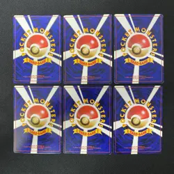 Jungle 1997 Normal Card Set of 6 Japanese Pokemon Card Old Back s007405 - Image 2