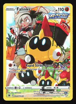 Falinks TG07 SWSH10: Astral Radiance Trainer Gallery Ultra Rare Pokemon Card - Image 1