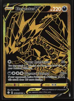 Eternatus V SV121 Shining Fates: Shiny Vault Shiny Holo Rare Pokemon Card - Image 1