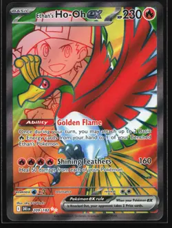 Ethan's Ho-Oh ex 209/182 SV10: Destined Rivals Ultra Rare Pokemon Card - Image 1