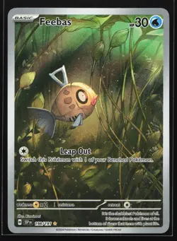 Feebas 198/191 SV08: Surging Sparks Illustration Rare Pokemon Card - Image 1