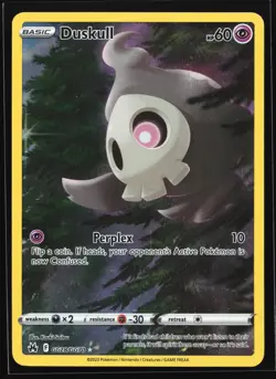 Duskull GG28/GG70 Crown Zenith: Galarian Gallery Ultra Rare Pokemon Card - Image 1