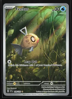 Feebas 198/191 SV08: Surging Sparks Illustration Rare Pokemon Card - Image 1