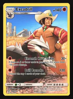 Excadrill 246/236 SM - Cosmic Eclipse Secret Rare Pokemon Card - Image 1