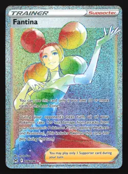 Fantina 206/196 SWSH11: Lost Origin Secret Rare Pokemon Card - Image 1