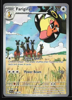 Farigiraf 228/193 SV02: Paldea Evolved Illustration Rare Pokemon Card - Image 1