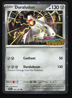 Duraludon (surging Sparks Stamp) 129/191 SV08: Cosmos Holo Promo Pokemon Card - Image 1