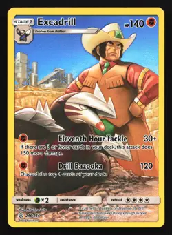 Excadrill 246/236 SM - Cosmic Eclipse Secret Rare Pokemon Card - Image 1