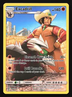 Excadrill 246/236 SM - Cosmic Eclipse Secret Rare Pokemon Card - Image 1
