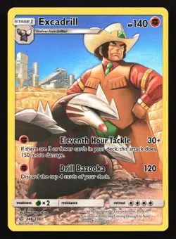 Excadrill 246/236 SM - Cosmic Eclipse Secret Rare Pokemon Card - Image 1