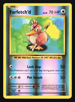 Farfetch'd 68/108 XY - Evolutions Reverse Holo Rare Pokemon Card - Image 1