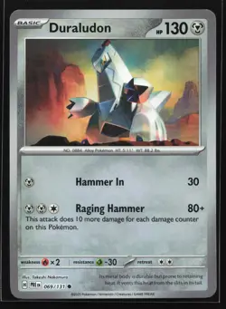 Duraludon (Master Ball) 069/131 Prismatic Evolutions Reverse Holo Pokemon Card - Image 1