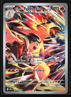 Ethan's Typhlosion 190/182 SV10: Destined Rivals Illustration Rare Pokemon Card - Image 1