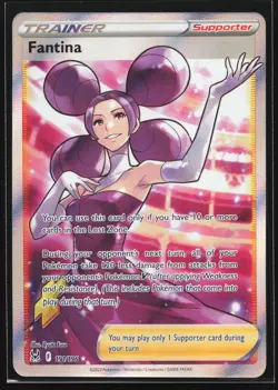 Fantina (Full Art) 191/196 SWSH11: Lost Origin Ultra Rare Pokemon Card - Image 1