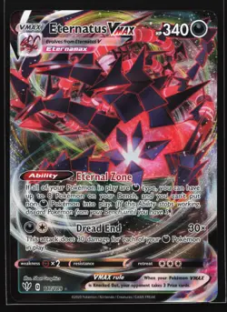 Eternatus VMAX 117/189 SWSH03: Darkness Ablaze Ultra Rare Pokemon Card - Image 1