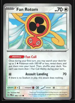 Fan Rotom (Master Ball) 085/131 Prismatic Evolutions Reverse Holo Pokemon Card - Image 1
