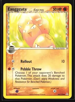 Exeggcute (Delta Species) 65/110 Holon Phantoms Common Pokemon Card - Image 1