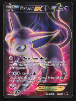 Espeon EX (Full Art) 117/122 XY - BREAKpoint Ultra Rare Pokemon Card - Image 1