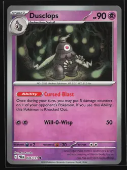 Dusclops (Master Ball Pattern) 036/131 SV: Prismatic Evolutions Pokemon Card - Image 1