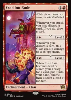 1x Cool but Rude NM Eng MTG - MTG TMNT - Image 1
