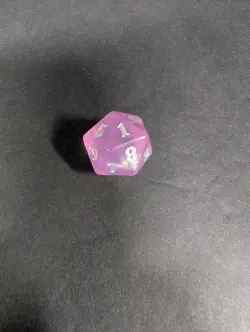 Magic The Gathering Dragons of Tarkir Spindown d20 sparkle Pink MTG - Image 3