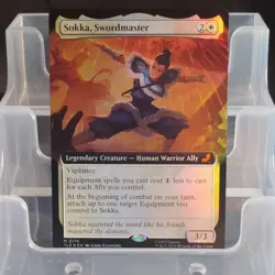Magic: The Gathering Sokka, Swordmaster Foil Legendary Creature TLE Avatar - Image 1