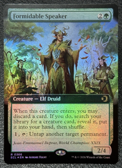 Formidable Speaker - Foil Extended Art - Magic the Gathering: Lorwyn Eclipsed LP - Image 1