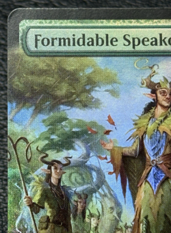 Formidable Speaker - Foil Extended Art - Magic the Gathering: Lorwyn Eclipsed LP - Image 2