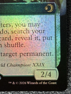 Formidable Speaker - Foil Extended Art - Magic the Gathering: Lorwyn Eclipsed LP - Image 4