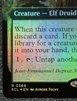 Formidable Speaker - Foil Extended Art - Magic the Gathering: Lorwyn Eclipsed LP - Image 5