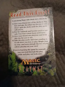 Magic the Gathering Portal Learn to Play "Playmat" Mtg Promotional Box Set Mat - Image 2