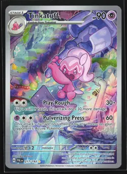 Tinkatuff 217/193 SV02: Paldea Evolved Illustration Rare Pokemon Card - Image 1