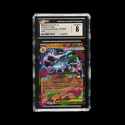 Pokemon Slab Mega Charizard 013 2025 CGC 8 NM/Mint - Image 1