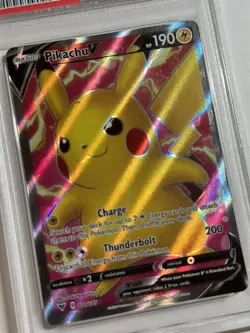 Pokemon Pikachu V 170/185 Full Art Vivid Voltage - PSA 9 MINT! - Image 3