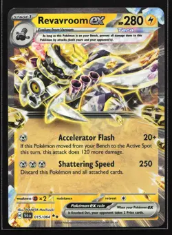 Pokemon Revavroom ex 015/064 Shrouded Fable Double Rare Holo NM - Image 1