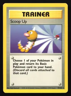 Scoop Up 78/102 Base Set Rare Pokemon Card - Image 1