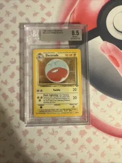 BGS 8.5 NM-MT Electrode 2/64 Holo Unlimited 1999 Pokemon Jungle - Image 1
