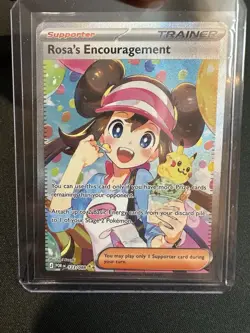 Rosa’s Encouragement 123/88 Secret Illustrator Rare Perfect Order Pokemon NM - Image 1