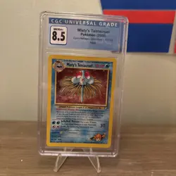 Misty’s Tentacruel Pokemon (2000) Gym Hero’s - Unlimited 10/132 Holo PSA 8.5 - Image 1