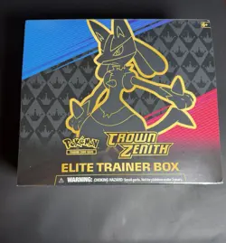 Pokemon TCG: Crown Zenith Elite Trainer Box - 10 Packs 820650851476 - Image 1