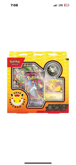 2026 Pokemon Collection Box 30th Anniversary Booster Box w/Pikachu Promo - Image 1