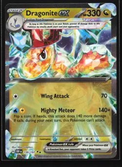 Pokemon Dragonite ex 159/197 Obsidian Flames Double Rare Holo NM - Image 1