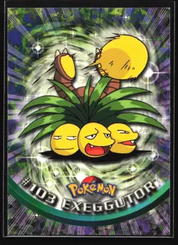 Pokemon Exeggutor #103 Topps TV Animation Series 2 Blue Logo - Image 1