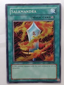 Salamandra(Dark Duel Stories) DDS-006Yu-Gi-OhVideo Game Cards Unlimited Holo - Image 1