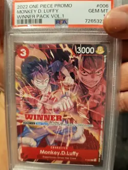 2022 ONE PIECE PROMOS 006 MONKEY D. LUFFY WINNER PACK VOL.1 - Image 1