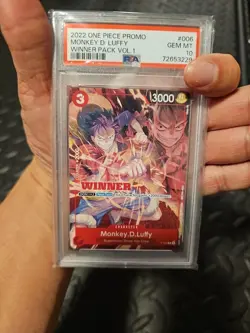 2022 ONE PIECE PROMOS 006 MONKEY D. LUFFY WINNER PACK VOL.1 - Image 2